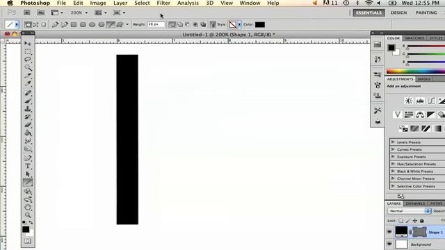 How to Set Line Thickness in Photoshop : Using Adobe Photoshop смотреть онлайн