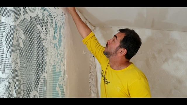 ДЕКОРАТИВНАЯ ШТУКАТУРКА С применением ТЮЛИ часть - 1 смотреть онлайн