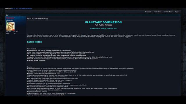 Planetary Domination Puplic Release смотреть онлайн