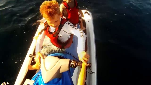 6 Year Old Twins Jet Ski Fishing Alone смотреть онлайн