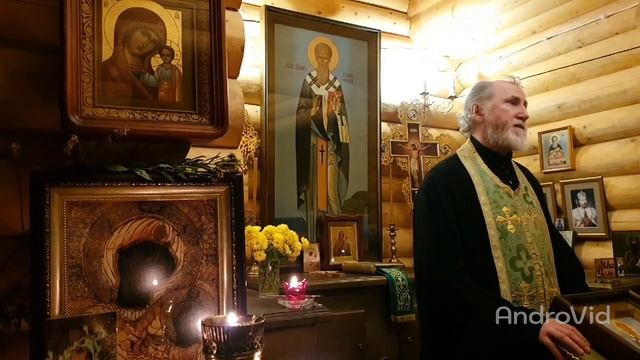 12.12.22 Молебен в Часовне Иоанна Готского.Проповедь о.Никиты. смотреть онлайн
