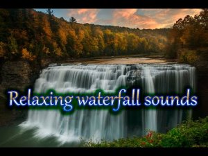 Relaxing nature sounds Meditation music waterfall sounds,noise for sleeping