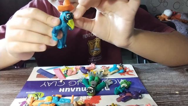 обзор фигурок Страна чудес Вилли из пластилина( у нас юбилей) смотреть онлайн