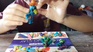 обзор фигурок Страна чудес Вилли из пластилина( у нас юбилей)