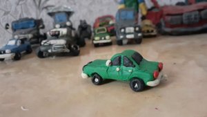 Ваз 2107 из пластилина. Обзор новое жигули.