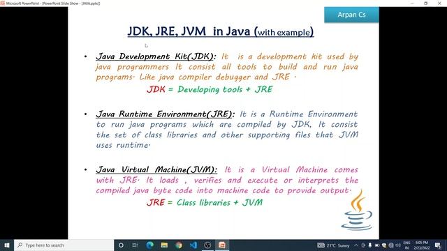 Why we need JDK for Java?? JDK, JRE, JVM in java (hindi) смотреть онлайн