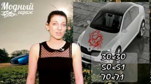 Виниловая наклейка на авто: Роза в плену