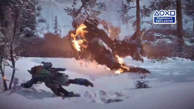 Horizon Zero Dawn [PS4] The Frozen Wilds Expansion Trailer смотреть онлайн
