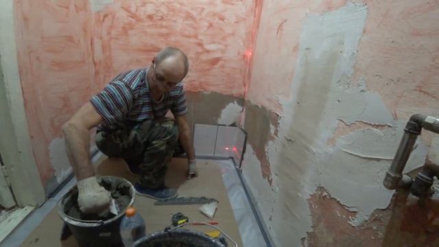 ПЕРВЫЕ КОСЯКИ ПО ПЛИТКЕ/ПОДРЕЗКА В УГЛУ.. смотреть онлайн