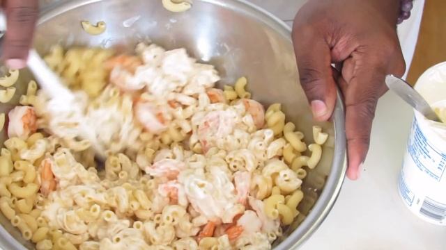 How to make Seafood Salad | Shrimp Macaroni Salad