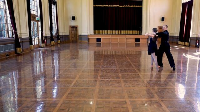 Samba Basic & Advanced Routine. Voltas, Developed Promenade Runs, Pivots | Ballroom Mastery TV смотреть онлайн