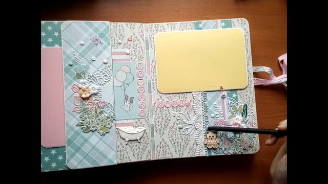 Cкрапбукинг/ Обзор фотоальбома Наша доченька. смотреть онлайн