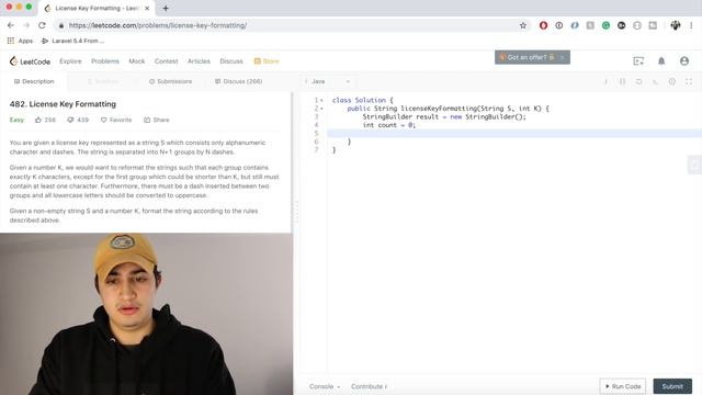 License Key Formatting смотреть онлайн