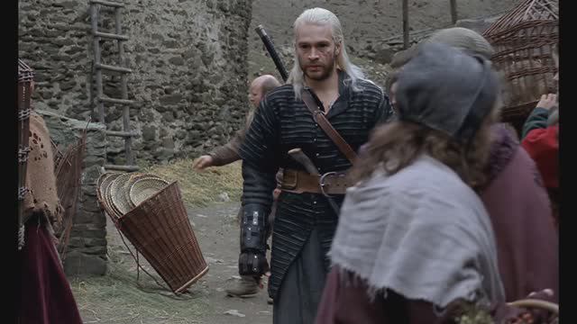 The Witcher and Wiedzmin fight scene