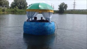 Бизнес на воде. Плавучая беседка.