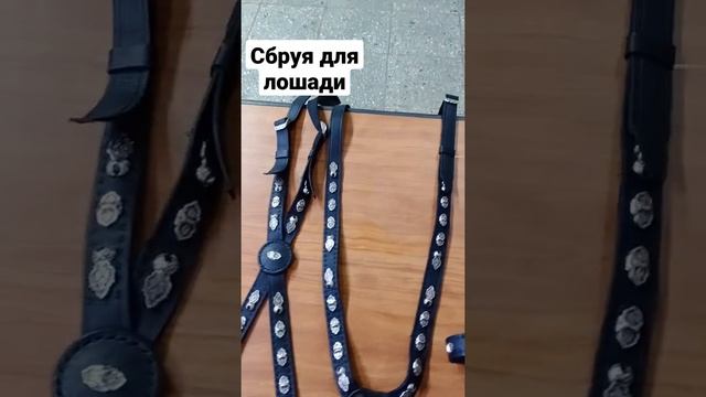 Сбруя для лошади с украшениями из нейзельбера #shorts