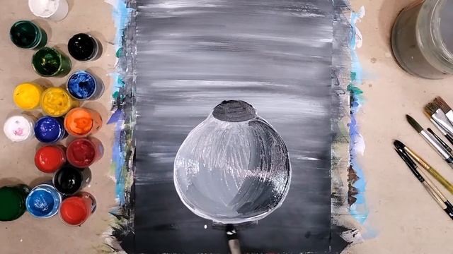Как нарисовать Цветы | Рисуем легко и просто цветы в вазе | Рисуем букет цветов в вазе