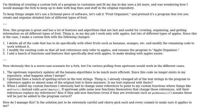 Software Engineering: What is the "workflow," like when managing a custom GIT fork? смотреть онлайн