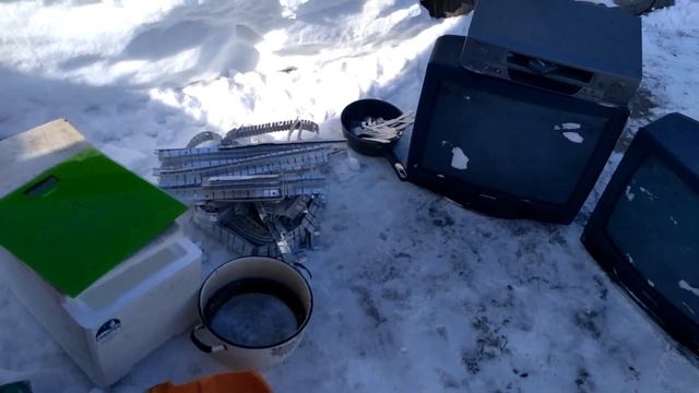 Поход на мусорку. Деньги из мусора.Где найти медь.Цветной металл вокруг нас под Ногами. смотреть онлайн