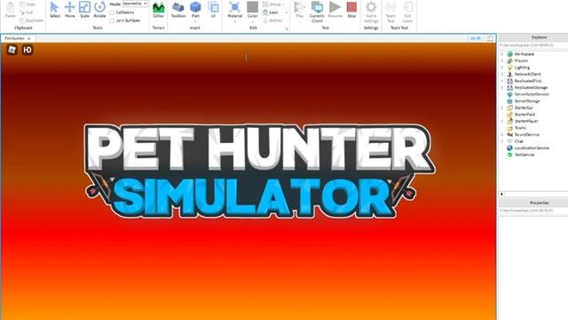 Roblox Studio | Uncopylocked Game Pet Hunter Simulator смотреть онлайн