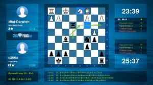 Chess Game Analysis: Mhd Darwish - c206u : 0-1 (By ChessFriends.com)