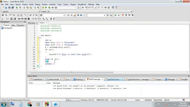 strncmp () Function in C - String Comparison Function strncmp() - Project 43