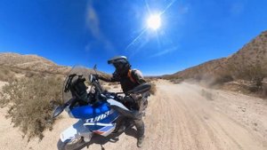 Crashing the Aprilia Tuareg 660