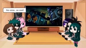 MHA/BNHA react to transformers | First video |