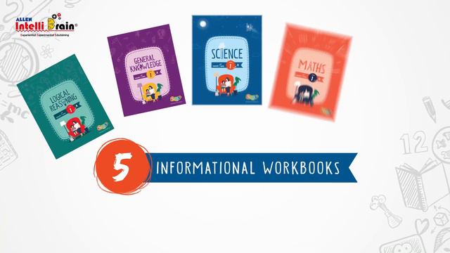 ALLEN Intelli Brain's "SKOOL+ : A progressive set of 5 workbooks" | Child’s Brain Development