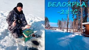 Белоярка. Погода -28°. Черемшанка. Душевный отдых. Зимняя рыбалка 2021.