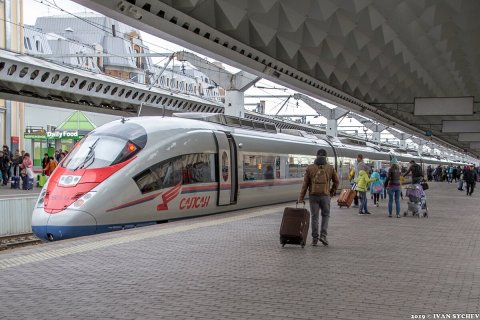 Самый Длинный Скоростной Поезд В Мире Сапсан Поездка В Санкт Петербург На Поезде
