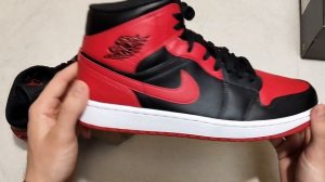 Jordan 1 Mid Banned // распаковка посылки с farfetch