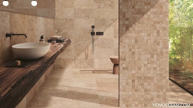 TIBER - A travertine-inspired tiles collection смотреть онлайн