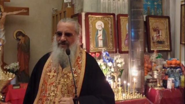 Слово архимандрита Амвросия после вечернего Богослужения Радоницы с поминовением усопших смотреть онлайн