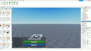 Как сделать Стамину и Здоровье в Roblox Studio?