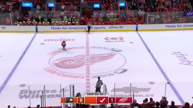 Philadelphia Flyers at Detroit Red Wings | FULL Shootout Highlights - December 22, 2023 смотреть онлайн