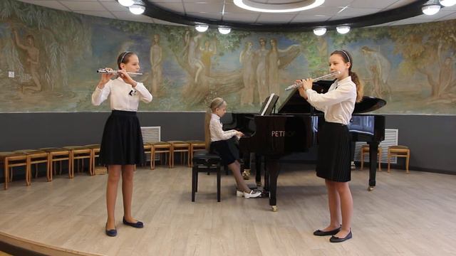 1 В.А.Моцарт "Анданте" 2, А.Страделла "Аллегро" Исполняет Трио ГБУДО ДШИ С.Т.Рихтера смотреть онлайн