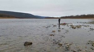 Рыбалка на хариуса в Якутии, река Олекма