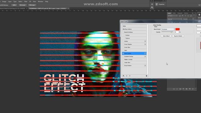 Glitch Effect - Photoshop Tutorials PS101 смотреть онлайн