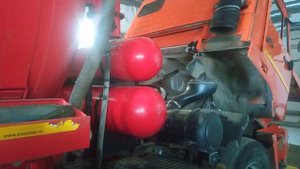 Установка гбо(метан) на Камаз Ассенизатор. Газодизель выгодно.