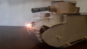 Танк Т-39 на Радио правлении из Картона