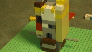 Обзор сборки одноцилиндрового двигателя из из обычных кубиков LEGO
