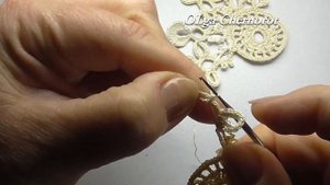 Crochet motif tutorial Мотив крючком ПАВЛИНИЙ ХВОСТ