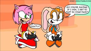 Sonic Girls Farting Comics: Sore Loser (voiced)