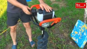 Как убрать пень с помощью мотобура ADA GroundDrill 2