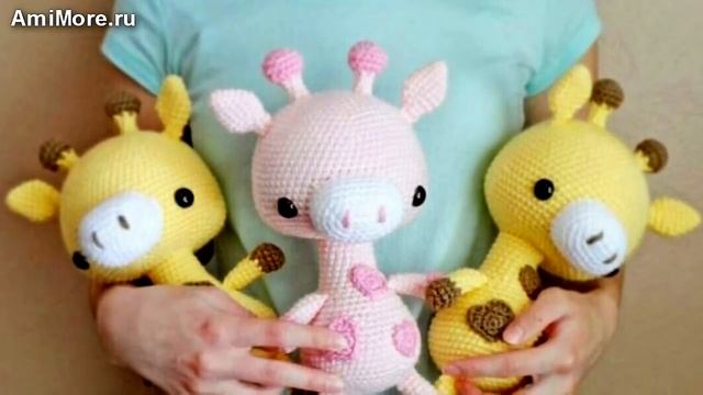 Амигуруми: схема Жирафик Джеральд. Игрушки вязаные крючком! Free Crochet Patterns.