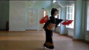 Танец с веерами. Исполняет Анна Николаева. 30.07.16.