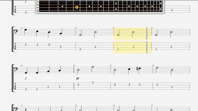 Beatles The   All Together Now BASS GUITAR TABLATURE смотреть онлайн