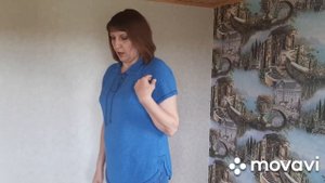 Рубашка "Джина" спицами. Из Коттон Голд от Ализе.