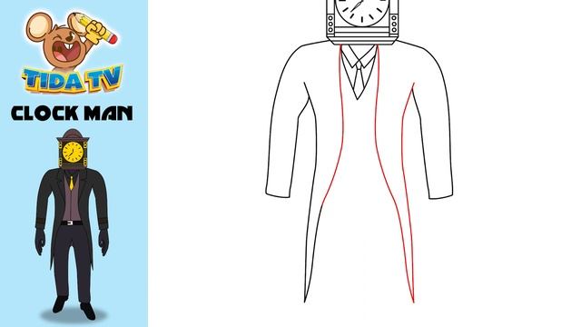 How to Draw Clock Man from Skibidi toilet Multiverse смотреть онлайн